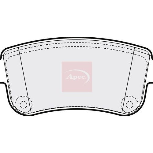 Renault Grand Scenic Iv 2016-2023 BremsbeläGe Hinten (R90) PAD2119-image