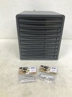 Rotho Timeless Schubladenbox / Buerobox mit 10 Schueben, Kunststoff (PS) 