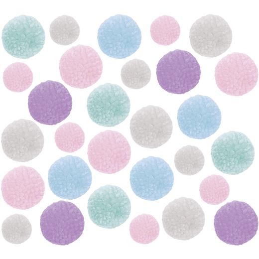 Knorr Prandell Ø 20mm & 30mm Pom Poms 30pcs - Pastels