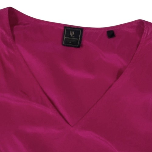 David Lawrence Top Size 10 Small S Fuschia 100% Silk Tank Sleeveless Blouse - Picture 2 of 4