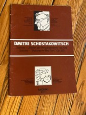 Schostakowitsch Satires Pictures of the Past sheet music nos ship tomorrow