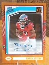 2024 Clearly Donruss Bucky Irving Orange Rated Rookie Auto 108/249 #86 (RC)
