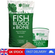 Fish, Blood And Bone Organic-Based Fertiliser | 1kg Bucket | Treats Over 14sqm 12.99 per kilo