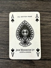 Vintage Waddingtons Patience Playing Cards Complete Set Joker Baxendale’s  c1930