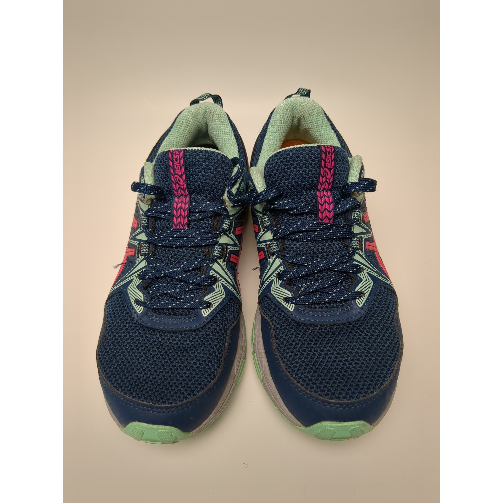 ASICS GEL-Venture 7 Women's Navy Blue Pink Trail Running Shoes Sneakers thumbnail 3