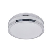 Weiß Chrom Badezimmerlampe Moderne Deckenlampe Deckenleuchte 1X60W/E27 IP44