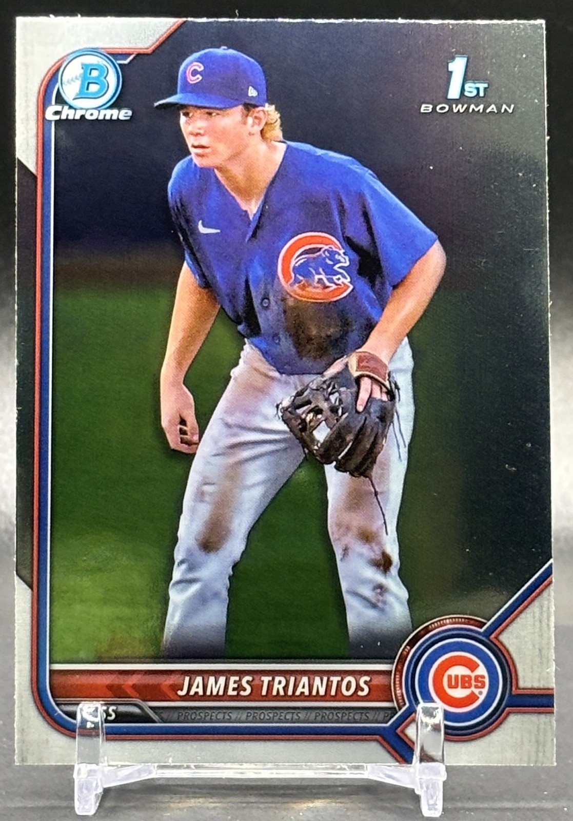 2022 Bowman Chrome #BCP-208 James Triantos Chicago Cubs 1st Bowman