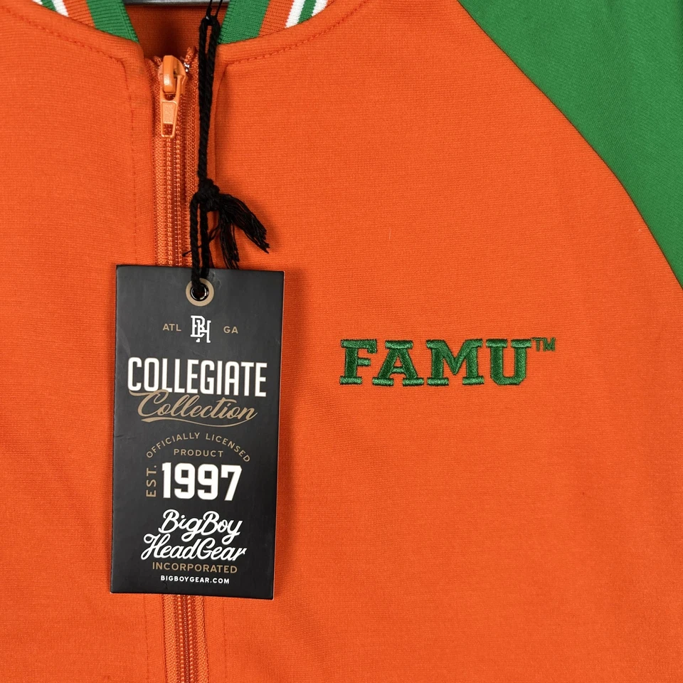 Куртка мужская Florida A&M Rattlers средний размер NCAA университетский головной убор для большого мальчика трек - Изображение 4 из 4