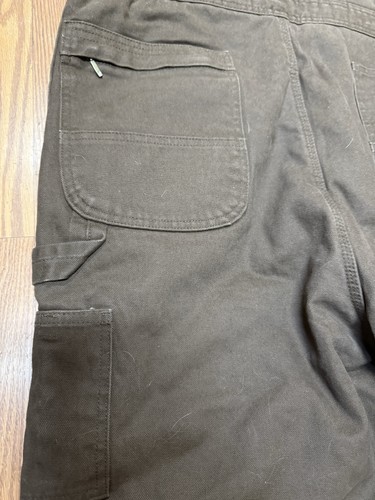 Berne Workwear Men Insulated Duck Bib Overalls ZIPPER LEG & FRONT Large Tall NWT - Picture 12 of 14