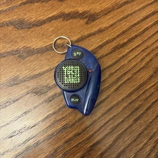 Yak Bak Warp’R  Yes ! Gear - Transparency Blue 1996 Voice Recorder Toy