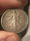 1916 walking liberty half dollar about uncirculated unsertified