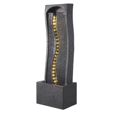 VEVOR Outdoor Water Fountain 1-Tier Rock Base Style 38.58 in Height Fountains