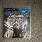 The Lord of the Rings: Aragorn's Quest PS3 WB Games Manual UNTESTED