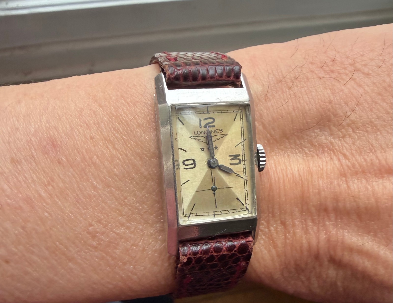 Vintage Longines Manual Wind Rectangular Watch - image 22