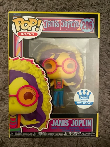 Funko Pop Rocks 296 Black light Janis Joplin Funko Shop