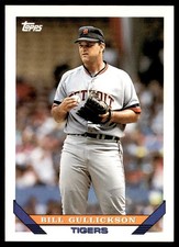 1993 Topps Bill Gullickson Detroit Tigers #325