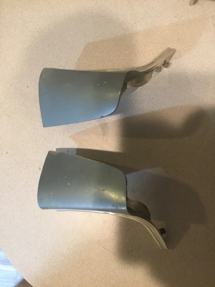 Chevrolet Nova 1973 1974 extensión guardabarros delantero con moldura de cejas par L/R Foto 4 de 4