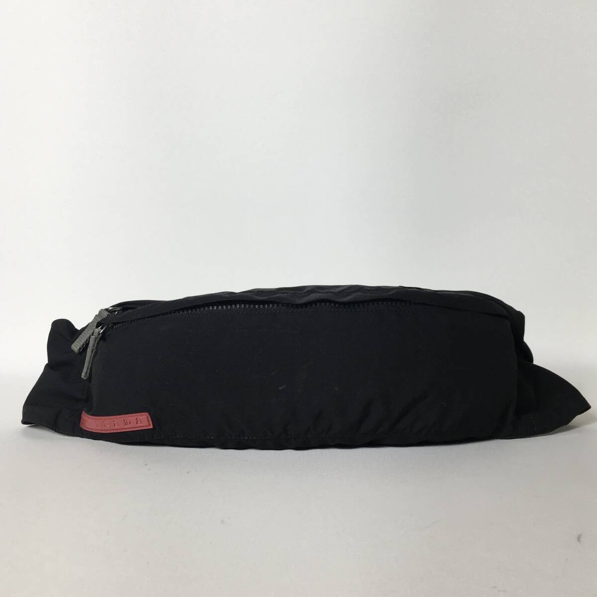 Prada Body Bag 77B131 Black Canvas Purse Vintage Authentic