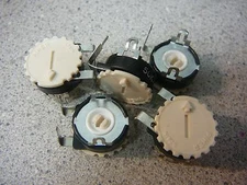 PIHER POTENTIOMETER Carbon 0.25W Top Adjust 50K Ohm **NEW** Qty.5