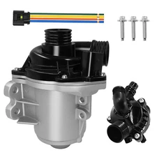 Electric Engine Water Pump w/Thermostat For BMW 335i 535i x5 x6 3.0L 11537550172
