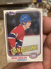 1981-82 Topps Brian Engblom #10 Hockey Montreal Canadiens￼