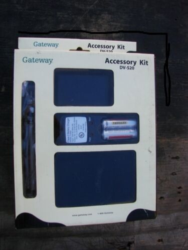 Gateway Accessory Kit DV- S20 Rechargeable Batteries Charger Tripod Set (New) - Afbeelding 1 van 6