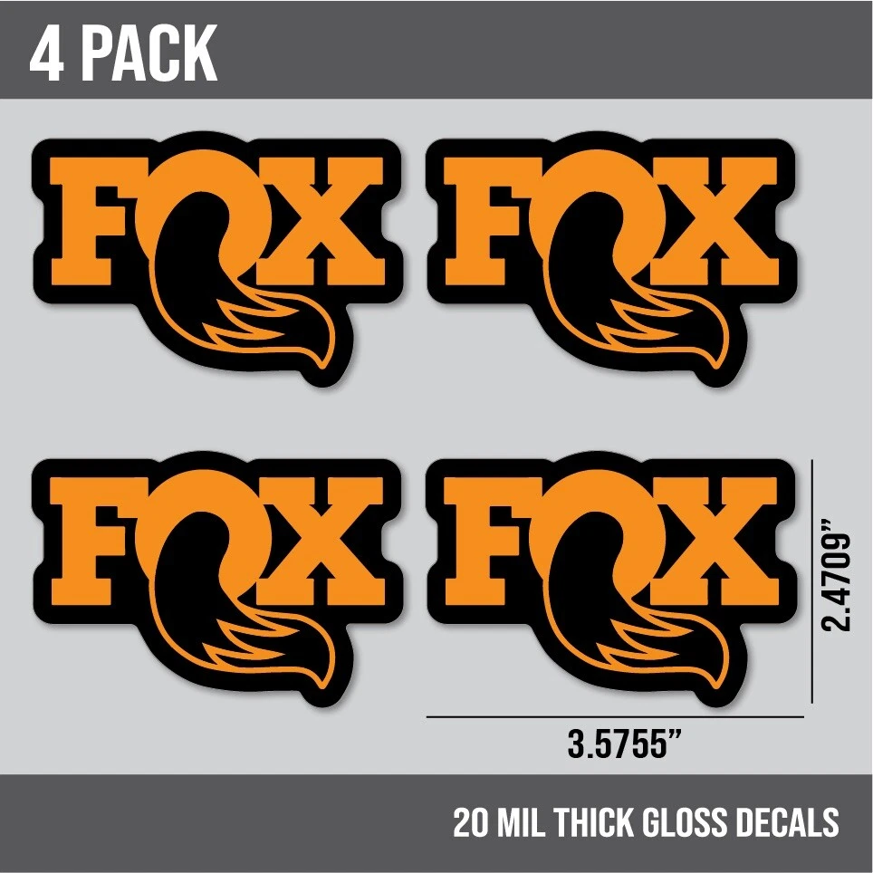 Fox Racing Shox Stickers