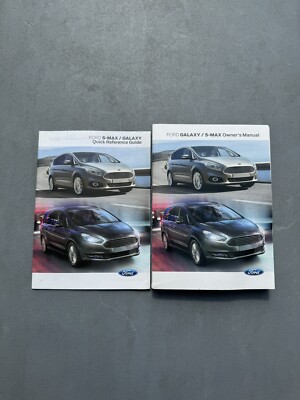 GENUINE FORD GALAXY S MAX 2015-2019 HANDBOOK OWNERS MANUAL AUDIO NAVI PRINT 2016