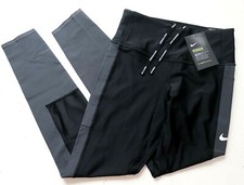 NIKE POWER SPEED REBEL DRI FIT RUNNING 7/8 TIGHTS BLACK BV3229-010 WOMEN XS S M