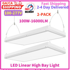 Commercal LED Linear High Bay Light 150W-2PCS 5000K Garage Warehouse Shop Lights