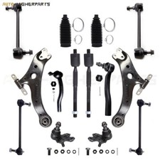 For 2002-2003 Toyota Camry 14 Pcs Front Control Arm Sway Bar Tie Rod End Link For 2002-2003 Toyota Camry 14 Pcs Front Control Arm Sway Bar Tie Rod End Link