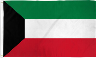 Kuwait Flag 2x3ft House Flag Kuwaiti Flag
