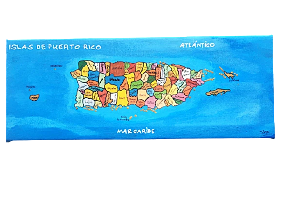 Puerto Rican Map