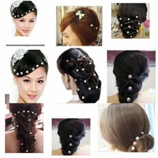 Bride Heasress Party Crystal Trinket Rhinestones Headwear Hairpins 12pks