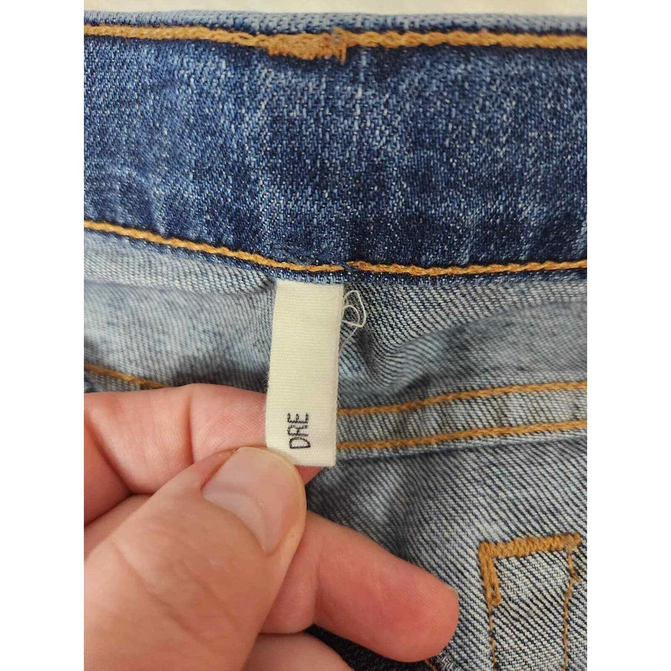 Rag & Bone Women's Blue Cotton Stretch Denim Mid Rise Ankle Skinny Jeans Size 27 - Image 4 of 4