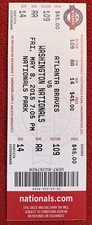 2014 Washington Nationals Bryce Harper HR Baseball TICKET Stub Atlanta Braves 1