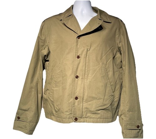 VTG Polo Ralph Lauren Key West FL Jacket Men’s L Olive Khaki Military ...