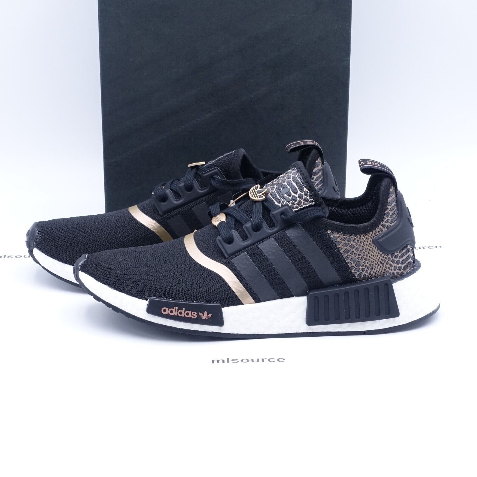 tæt anbefale Kollisionskursus adidas Originals Women&#039;s NMD_R1 Sneakers GY6300 Black/Rose Gold | eBay