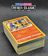 Pokemon Rebel Clash Single Cards - YOU PICK -BIG QTY DISCOUNT Sword & Shield