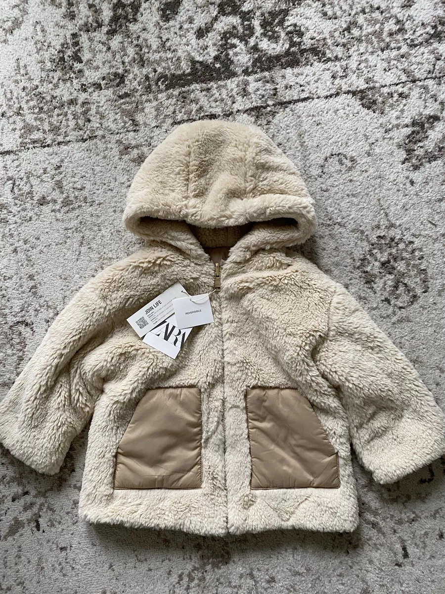 Zara reversible fur jacket on sale