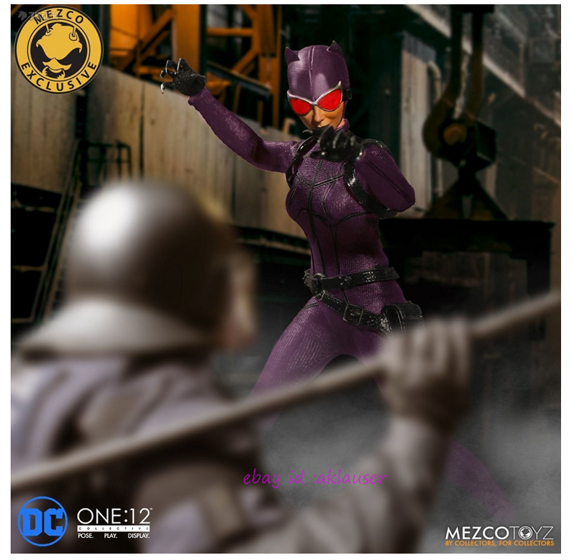 Mezco Toyz 1/12 DC Comics Catwoman Action Figure Toy Model In