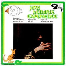 JIMI HENDRIX Rare 1967 French 6"  EP MiniBoom 6 Songs FOLD OPEN COVER Languette