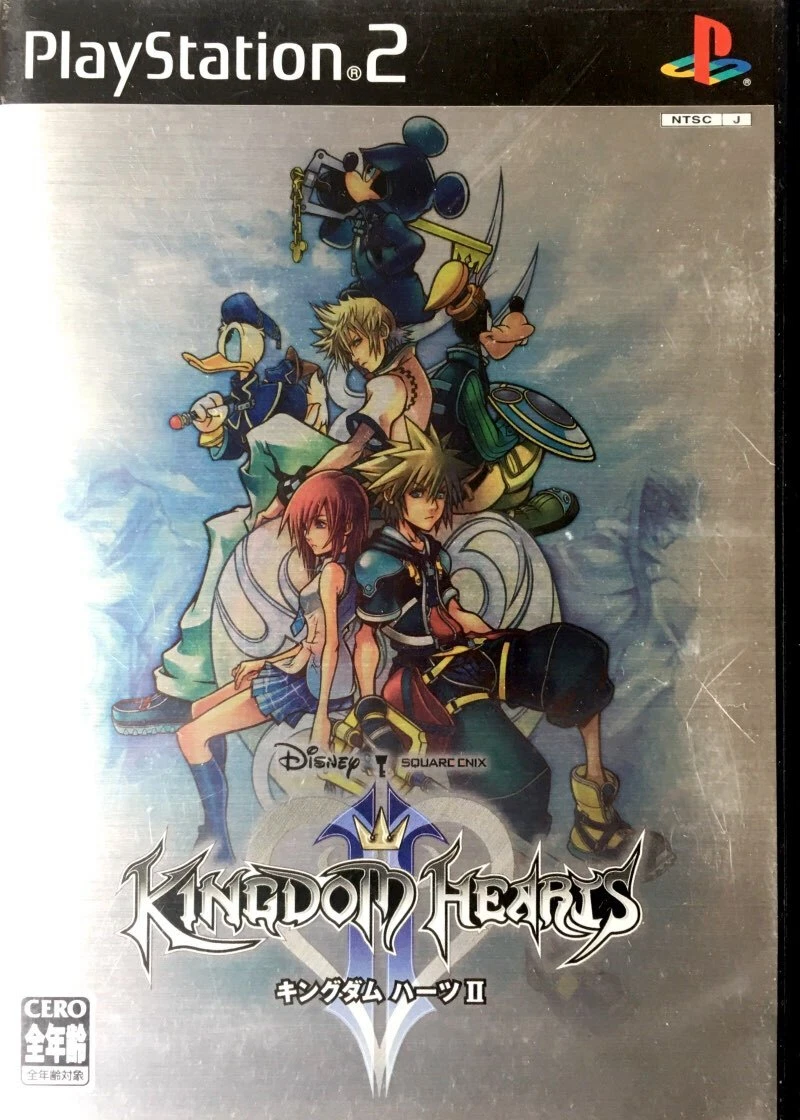 PS2 Kingdom Hearts 2 II Japan Import SQUARE Sony Playstation 2