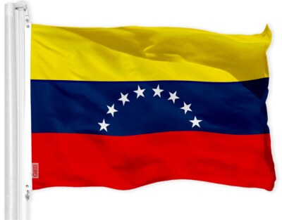 Venezuela Venezuelan Flag 3x5 Ft Printed 150D - Indoor/Outdoor, Vibrant Colors