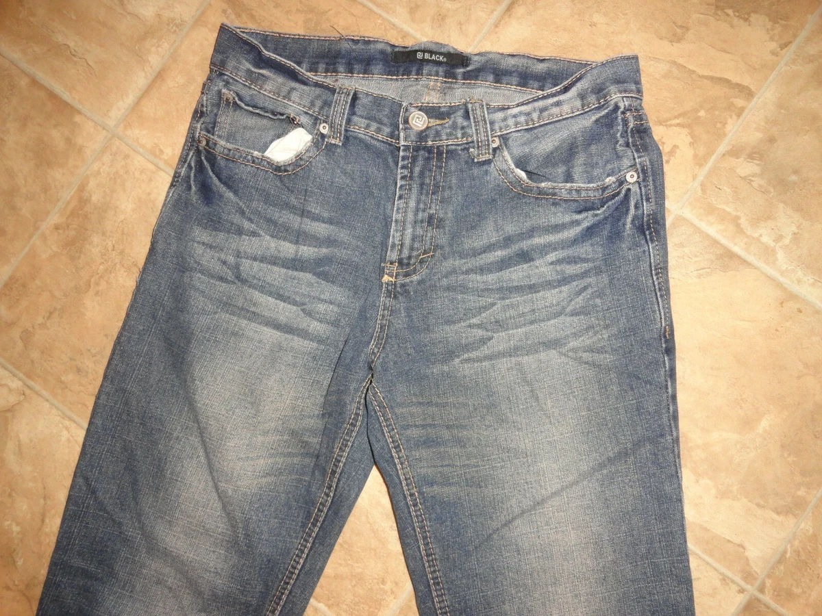 Men s Rue 21 CJ Black Button Flap Back Pockets Jeans Size 32x32