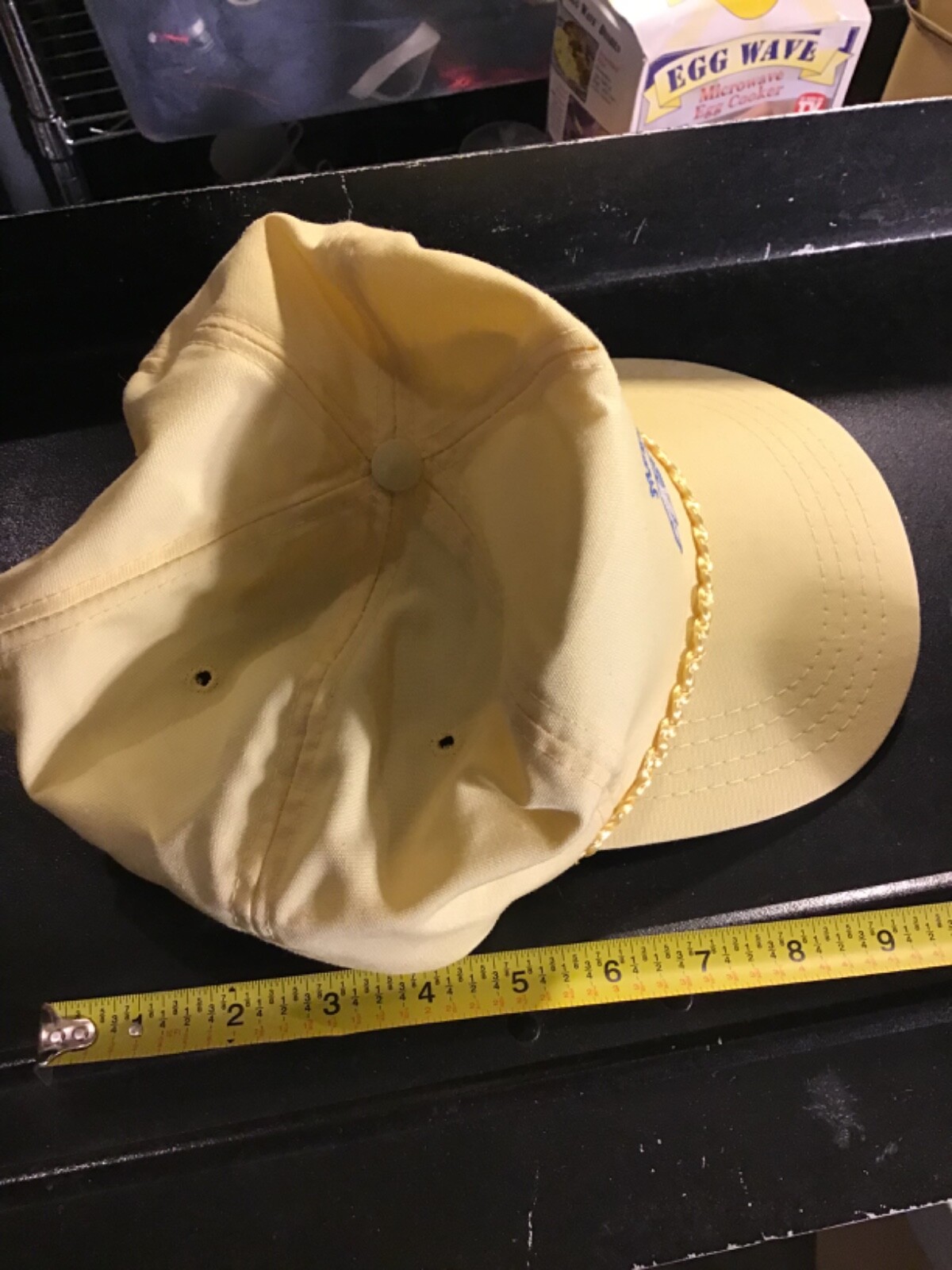Vintage 1980’s Yellow  Hat From Morefar AIG Back O’ Beyond Very Rare image 9