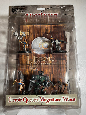 Mage Knight Dungeons Heroic Quests: Magestone Mines Miniatures *Sealed* WizKids