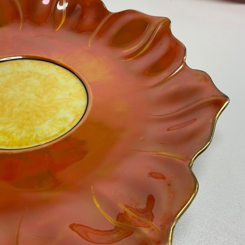 Servizio piatti cucchiaio vintage NORITAKE Morimura dipinto a mano lustro set arancione - Foto 8 di 18