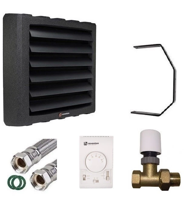 Luftheizer Reventon AC HC20-3S 22kW +Steuerung +Konsole +Ventil +Schlauch 40cm