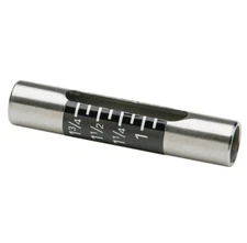 Golf Club Shaft Ferrule Installer with Depth Gauge - Stainless Steel